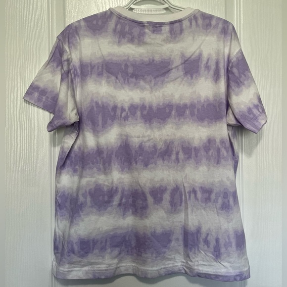 Purple and white tie dye Champion t-shirt - Picture 3 of 3